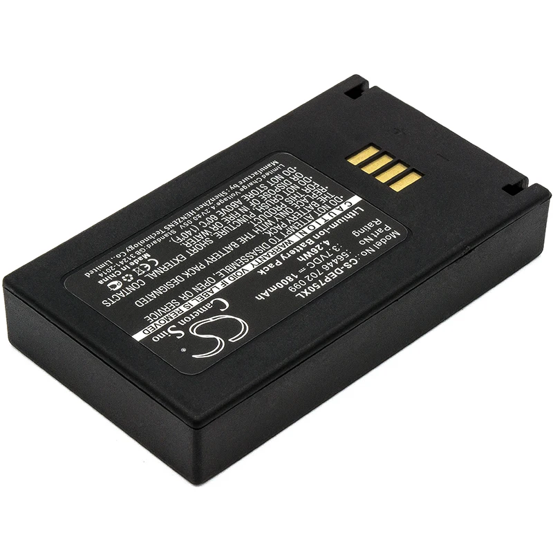 

Li-ion Barcode Scanner Battery for Easypack, 3.7V, 1800mAh, Compatible Models: EZPack XL, Poliflex 750