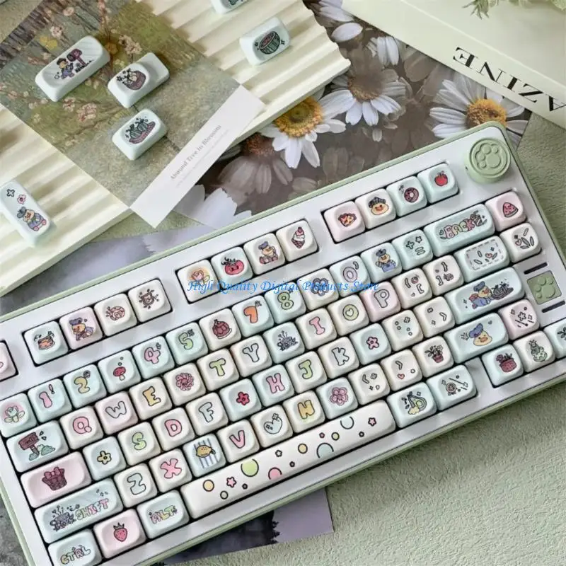 

U2JE 134PCS Красочные клавишные клавиш