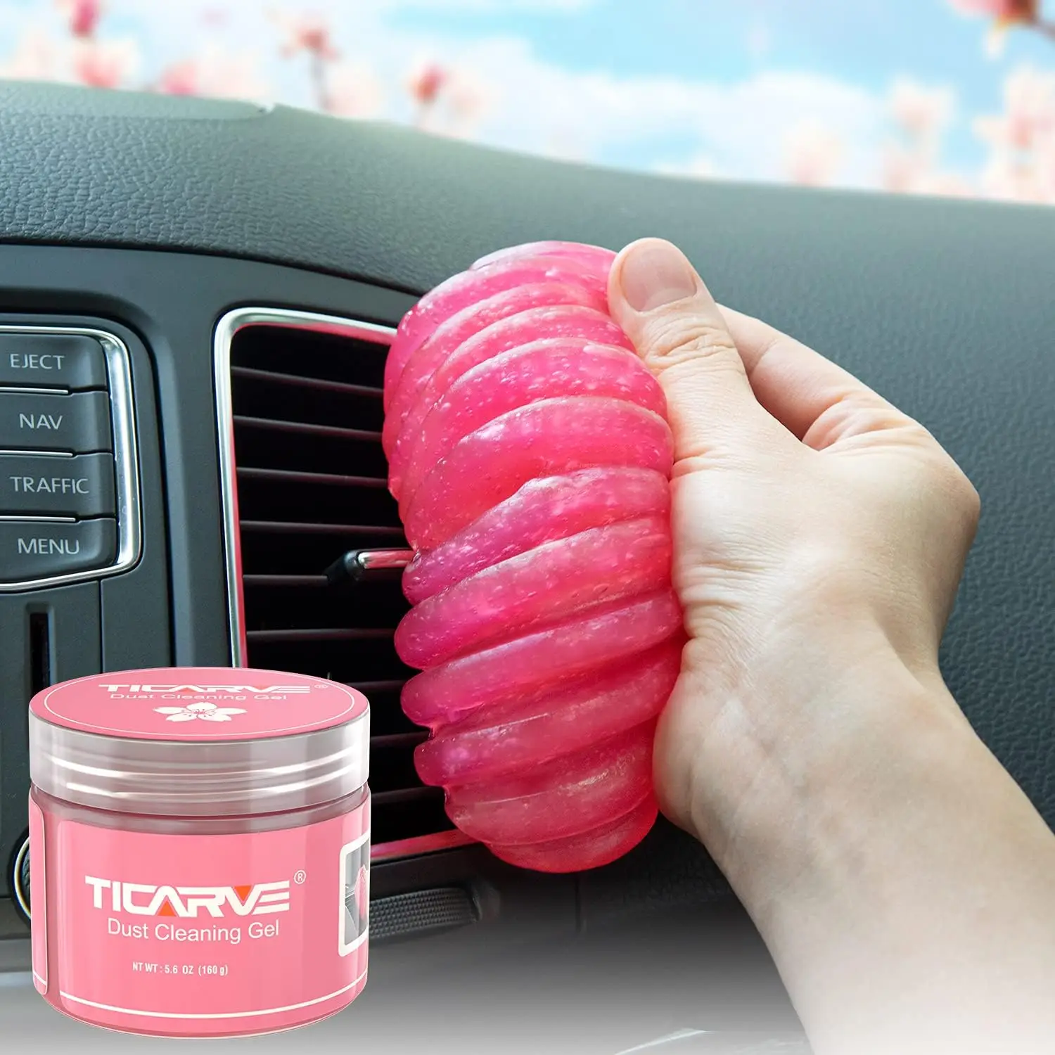 

Car Interior Cleaning Gel Putty for Vents Keyboards Dashboard 160g