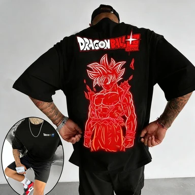

Футболка с принтом Dragon Ball Super Goku - Повседневная футболка с короткими рукавами - Удобный и расслабляющий комплект одежды для всей семьи