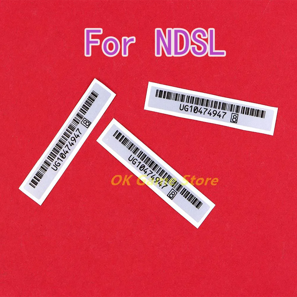 500pcs Back Sticker Label Barcode For NDSL Serial Number Bar Code For 3DS 3DSXL NEW 3DSXL NDSIXL Controller Universally