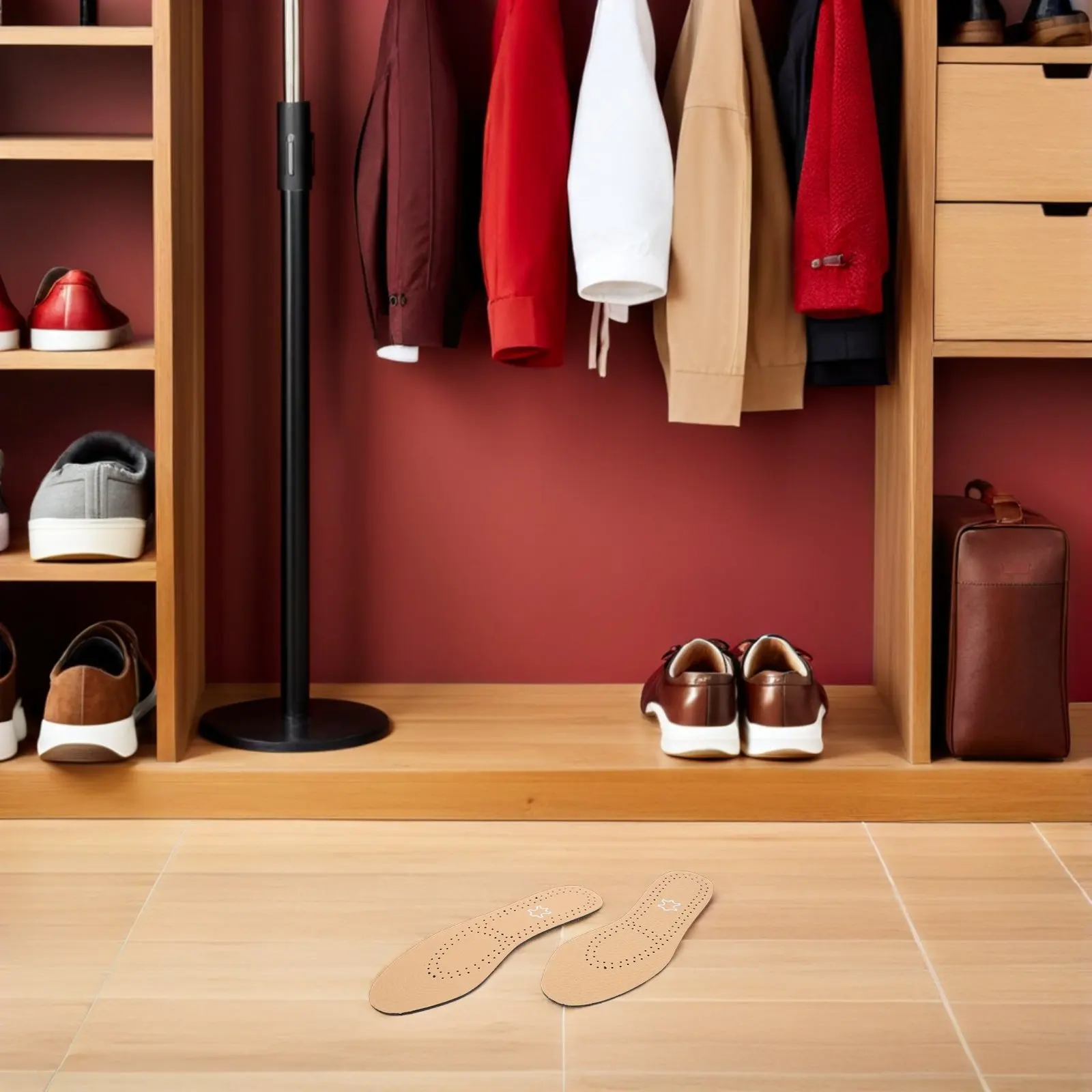 

2 пары впитывающих пот стельок для обуви, противозапаховые, мягкие, дышащие, амортизирующие вкладыши, сменные подушечки для бега и спорта