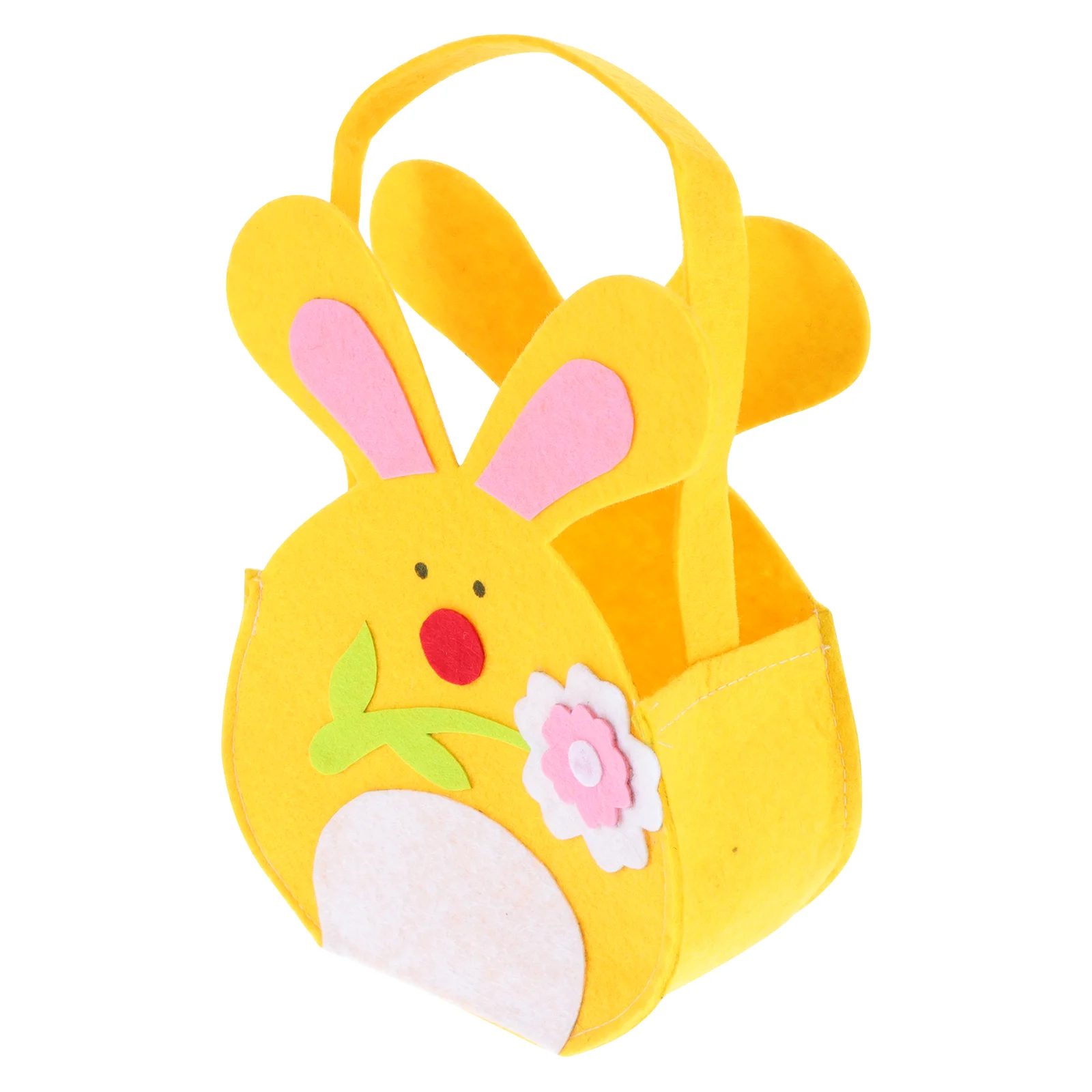 

Candy Bags Rabbit Easter Egg Storage Pouch Portable Packing Container Yellow for