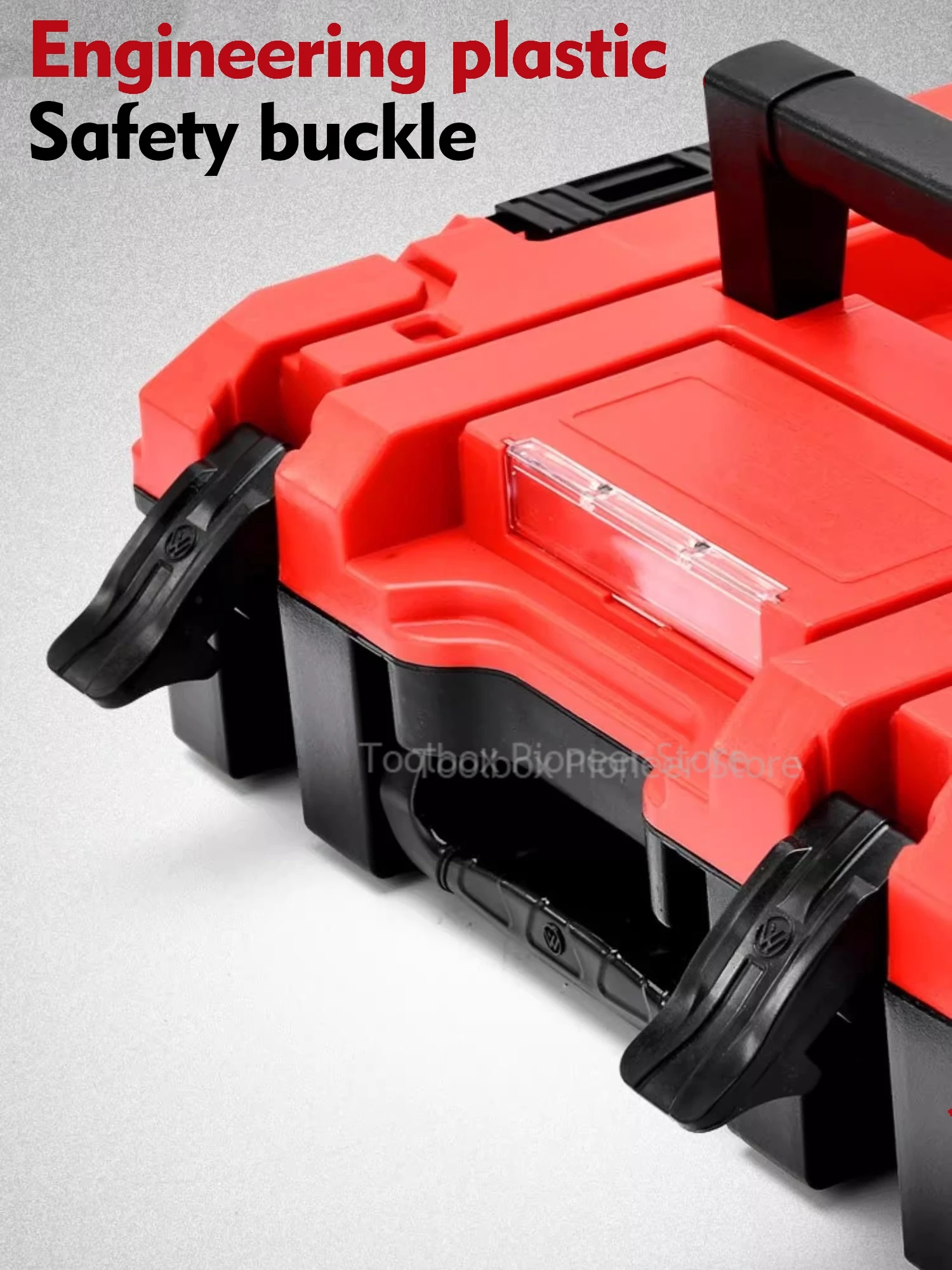 Plastic Tool Box Stackable Tool Bucket Toolbox Suitcase for Tools Organizer Large Empty Dril Storage Tool Box Organizer Box