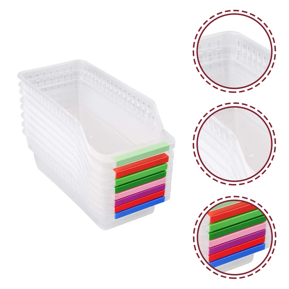 

8Pcs Fridge Storage Bins Wide Opening Perfect for Refrigerator Freezer Stacking Design Easy to Move Plastic ganizer