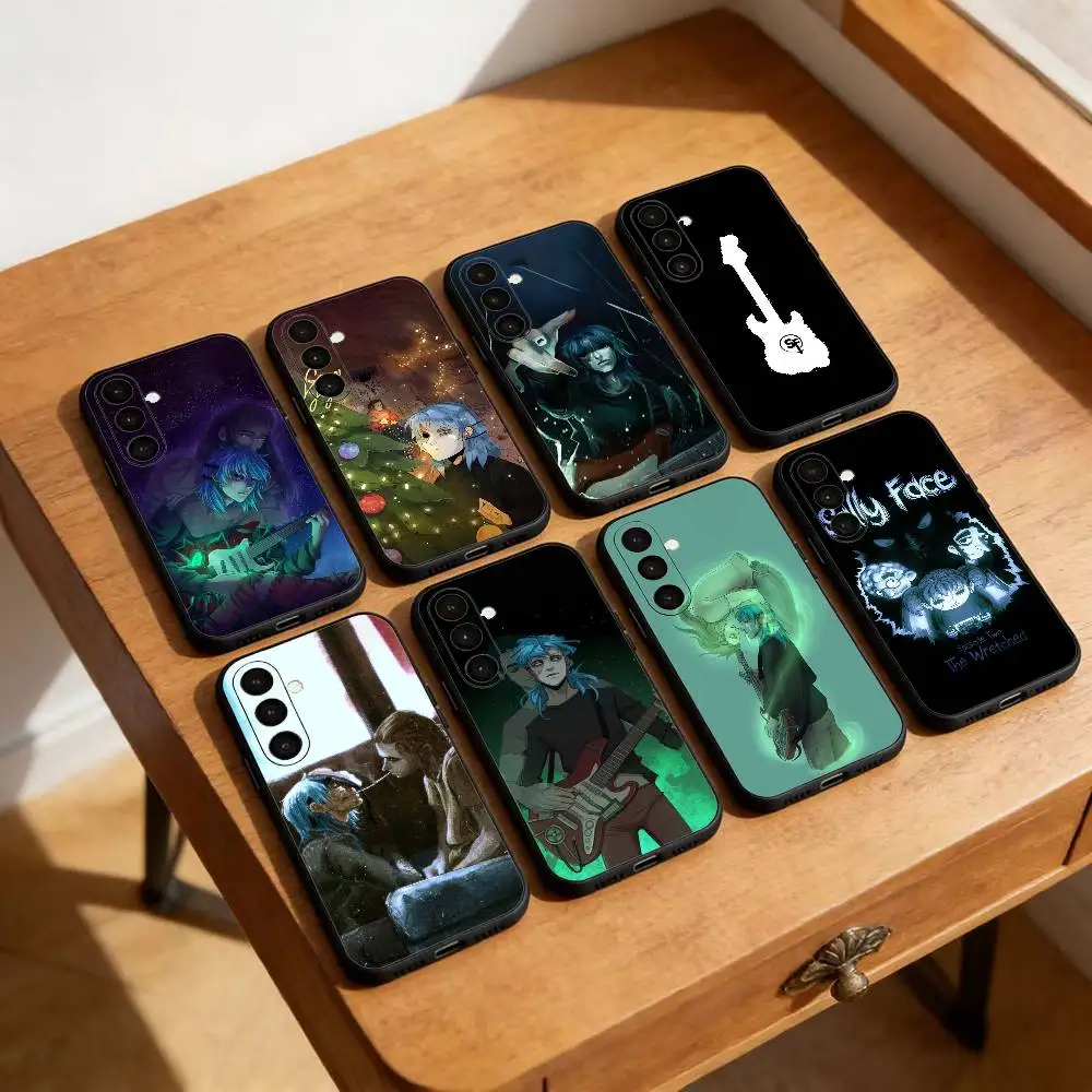 

Viedo Game S-Sally Face Phone Case For Samsung Galaxy A20,21s,22,31,32,52,53,72,73,80,91 Soft Black Shell