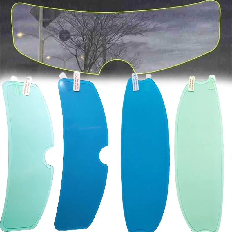 Clear Motorcycle Helmet Rainproof Anti-fog Film High Quality Safety Driving Nano Coating Sticker Films Helmets Accessories