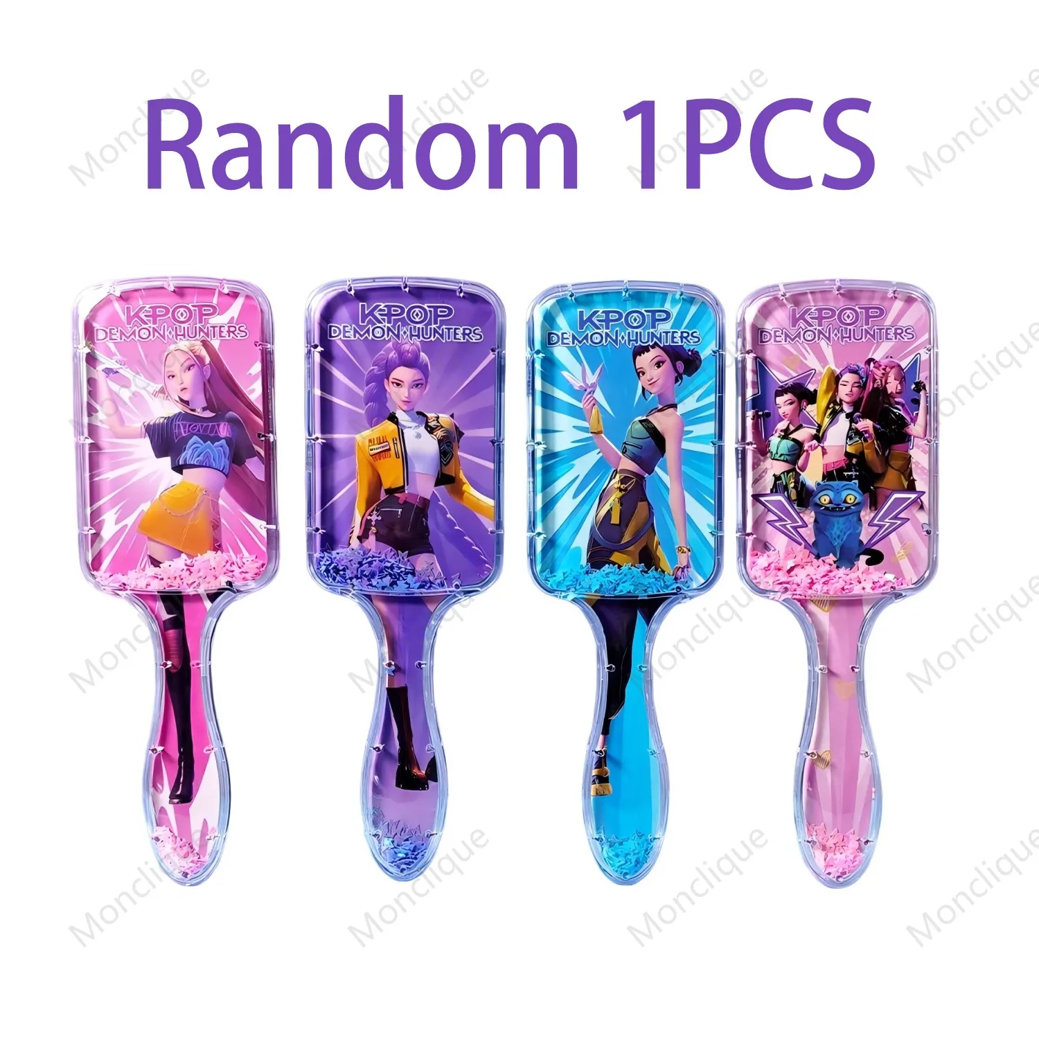 New KPop Comb Rumi Peripheral Series Fashion Cushion Massage Comb Cartoon Anime Student Comb Birthday Gift image 3