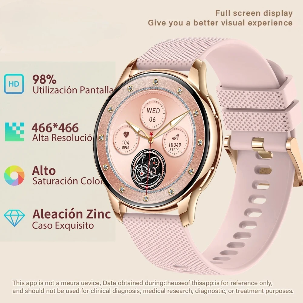 2025 Xiaomi Factory SmartWatch النساء الرجال شاشة تعمل باللمس الكامل بلوتوث 5.2 دعوة مقاوم للماء GPS الرياضة جهاز تعقب للياقة البدنية