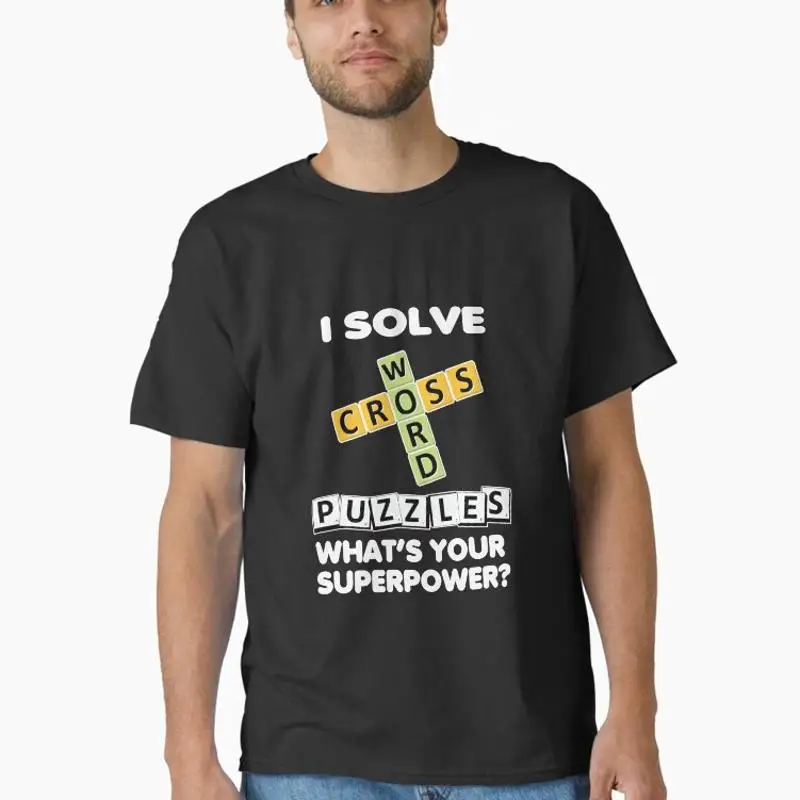 Solve Crossword Superpower Puzzle Lover T-Shirt