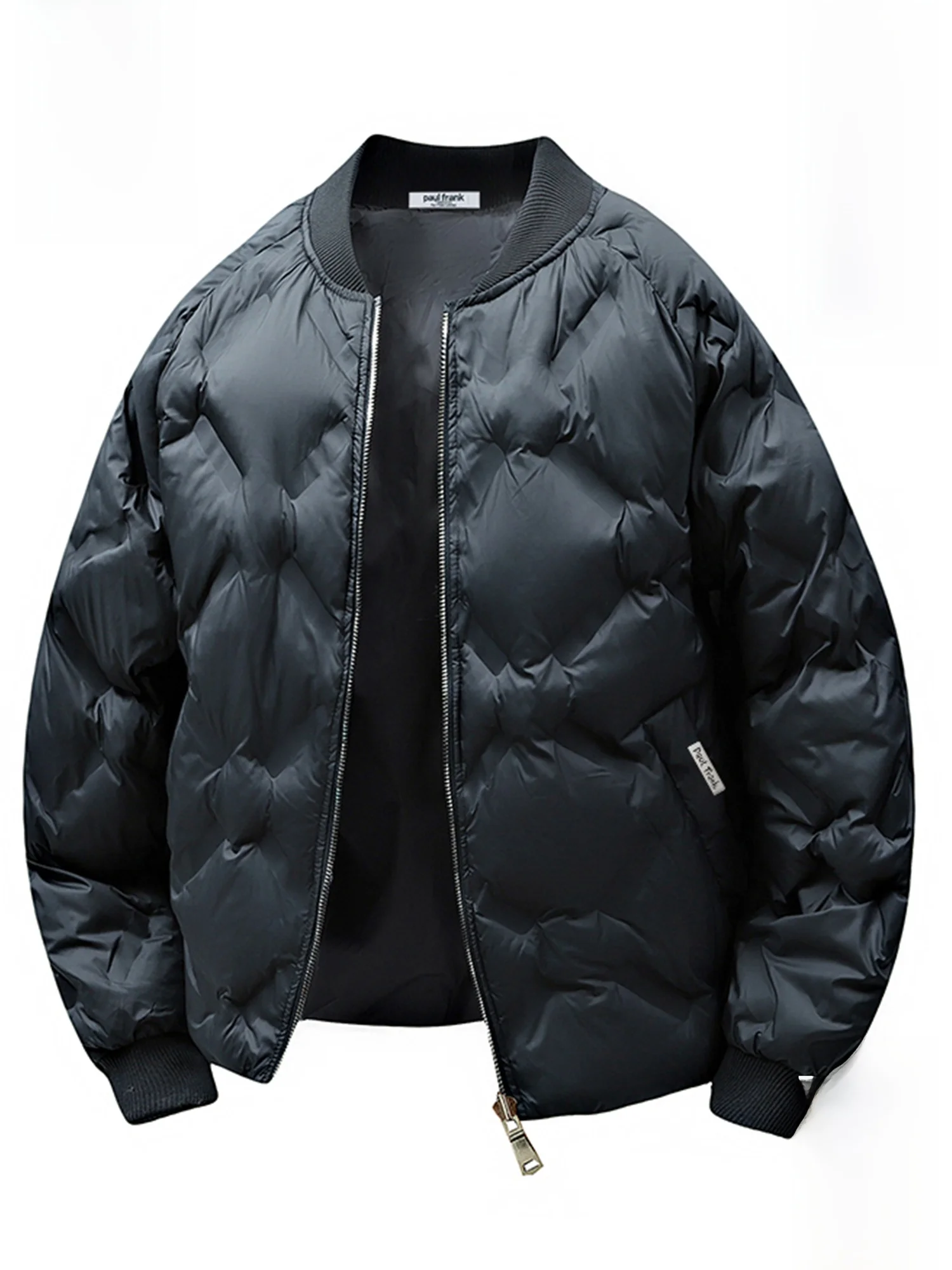 

Зимняя утепленная хлопковая куртка PaulFrank для мужчин, свободного кроя, повседневная, теплая, для пар, на молнии, с длинными рукавами