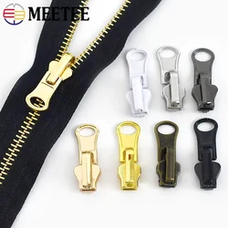 5/10/20Pcs Zipper Pull 3# 5# 8# Double Sided Rotary Zip Sliders Head Jacket Garment Decor Zippers Slider DIY Sewing Accessories