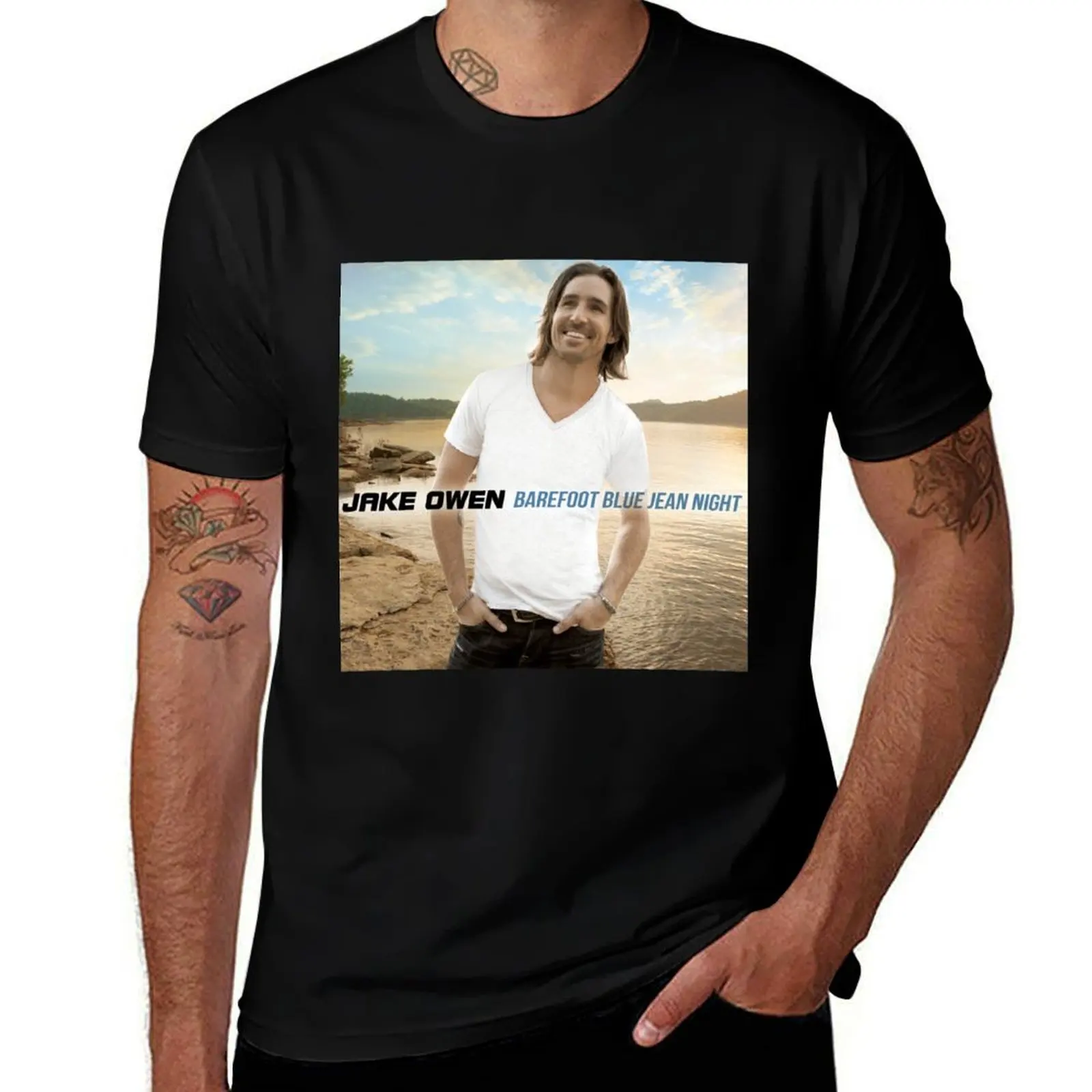 

Jake Owen barefoot blue jean night T-Shirt Casual Loose Fit Summer Tee Shirt