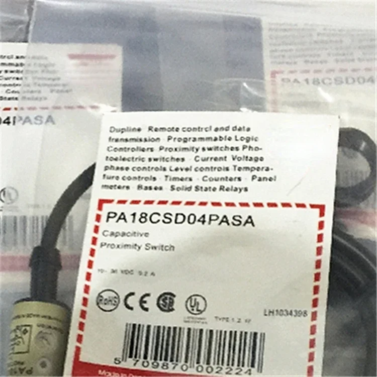 

PA18CSD04PASA Photoelectric Sensor Warranty For Two Year