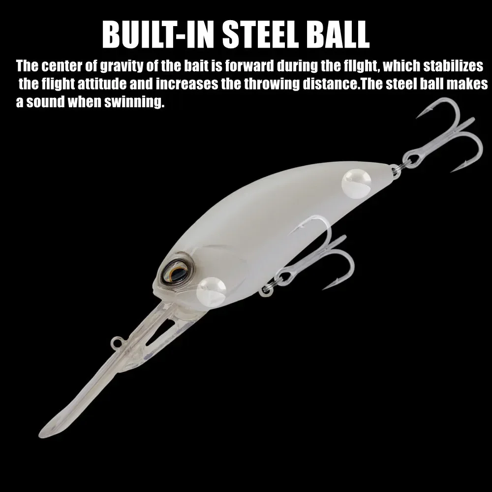 GREENSPIDER New Crankbaits Fishing Lures 85mm/40g Wobblers For Pike Fishing Tackle Lure Minnow Hard Bait Artificial Minnow