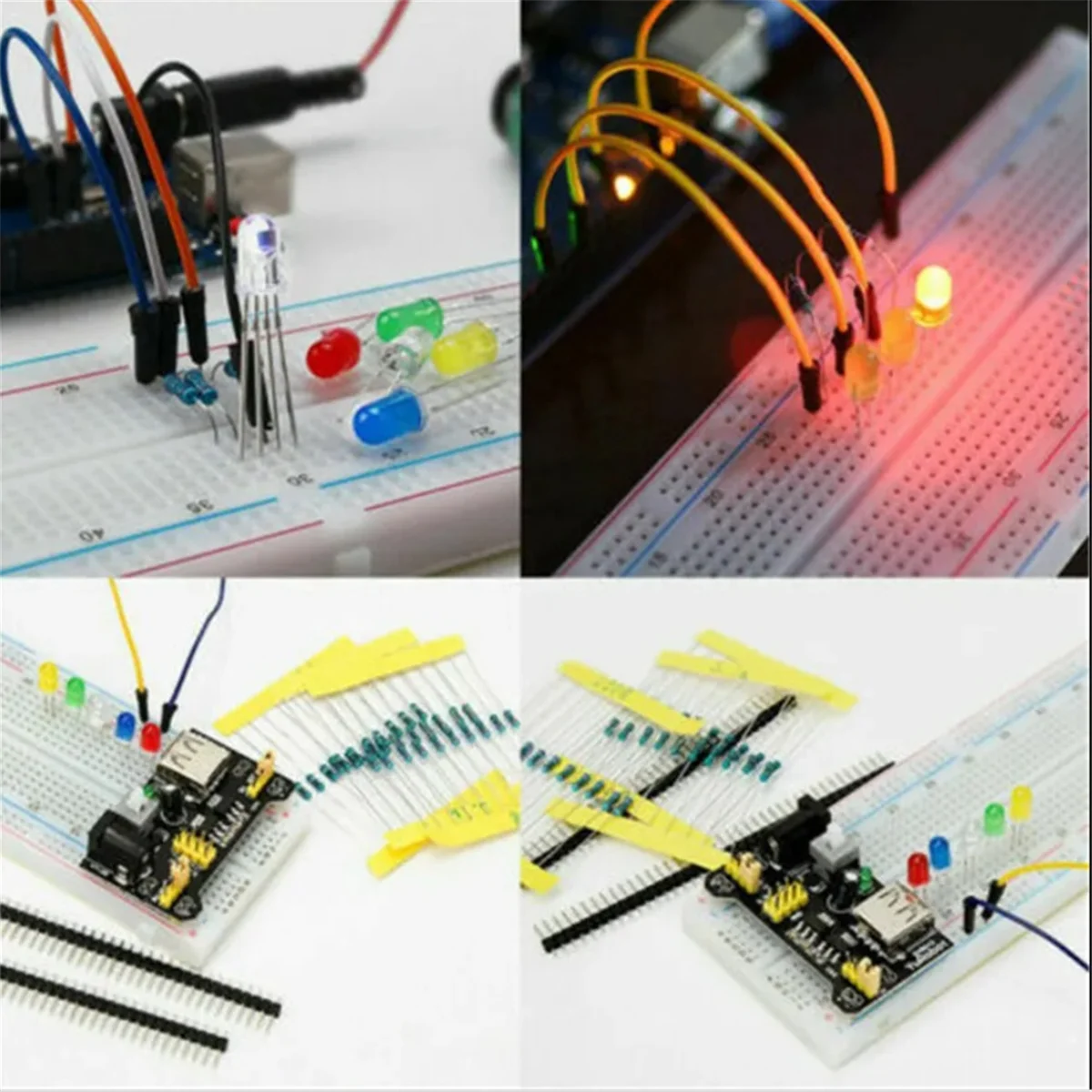 Стартовый комплект для Arduino R3, «сделай сам», для проекта UNO R3, электронный набор «сделай сам», Электронная магнитола с коробкой 830