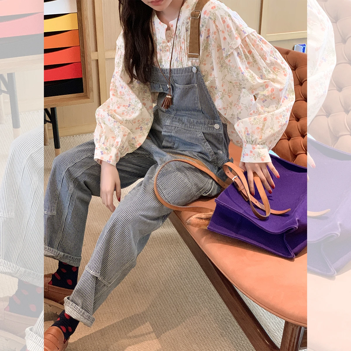 

Женский джинсовый комбинезон Libelina Sisy: повседневный, свободный крой, длинные брюки, хлопок, для работы и отдыха, ранняя осень, новинка