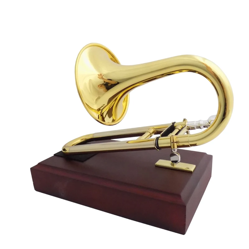 Bb/A Soprano Slides Trumpet Musical Instruments with Case Stand Mouthpiece Yellow Brass Material Lacquer Finish