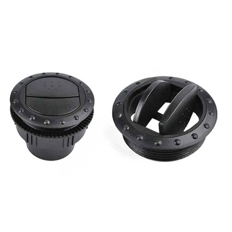 70MM Universal Car Vent Dashboard Air Conditioning Vent Deflector Knob Type Rotation Air Outlet Vent for Camper Car Caravan