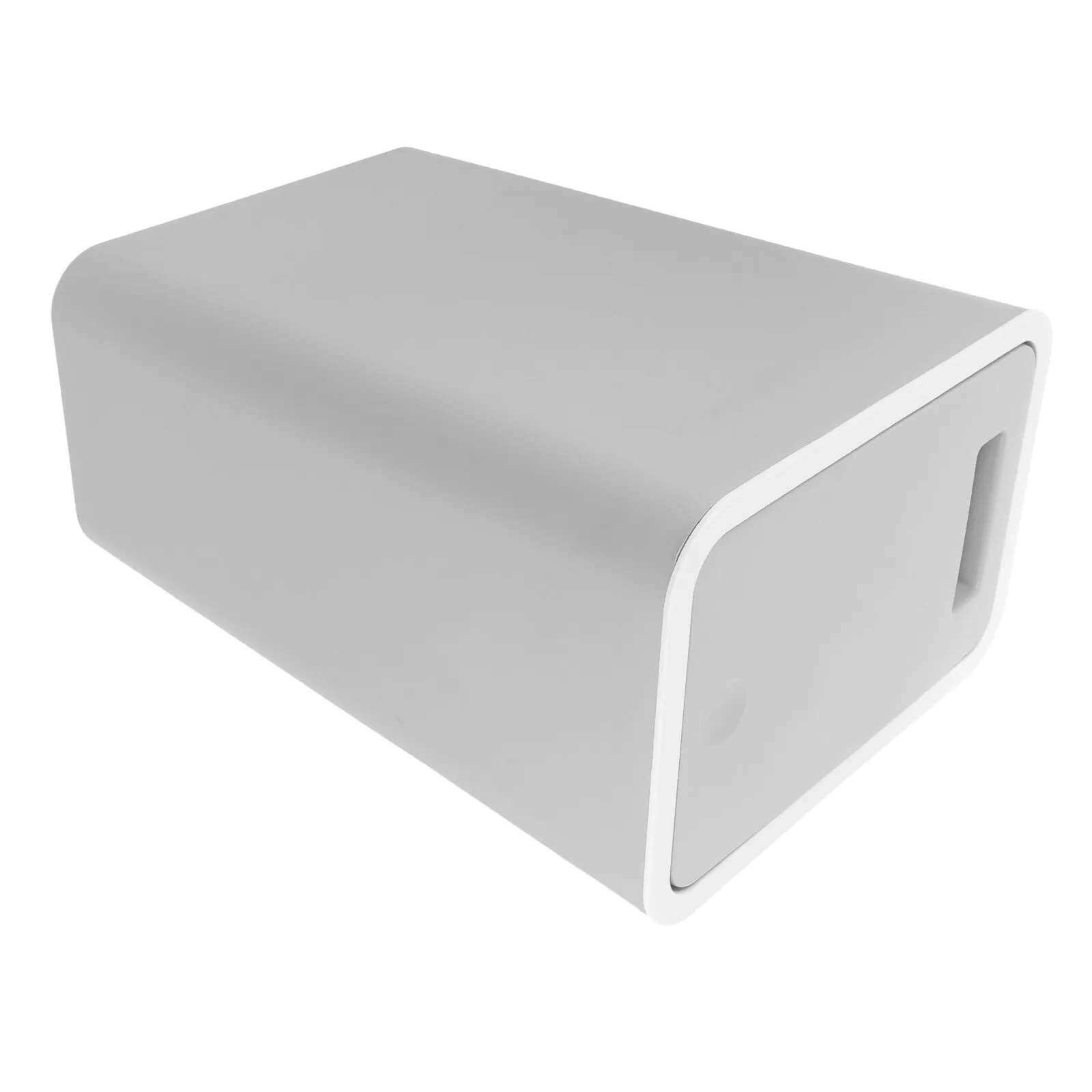 

15L Press Top Trash Bin Press-to-Open Gap Design Odor Control Rectangular Plastic Trash Can Kitchen Bathroom Office Wastebasket