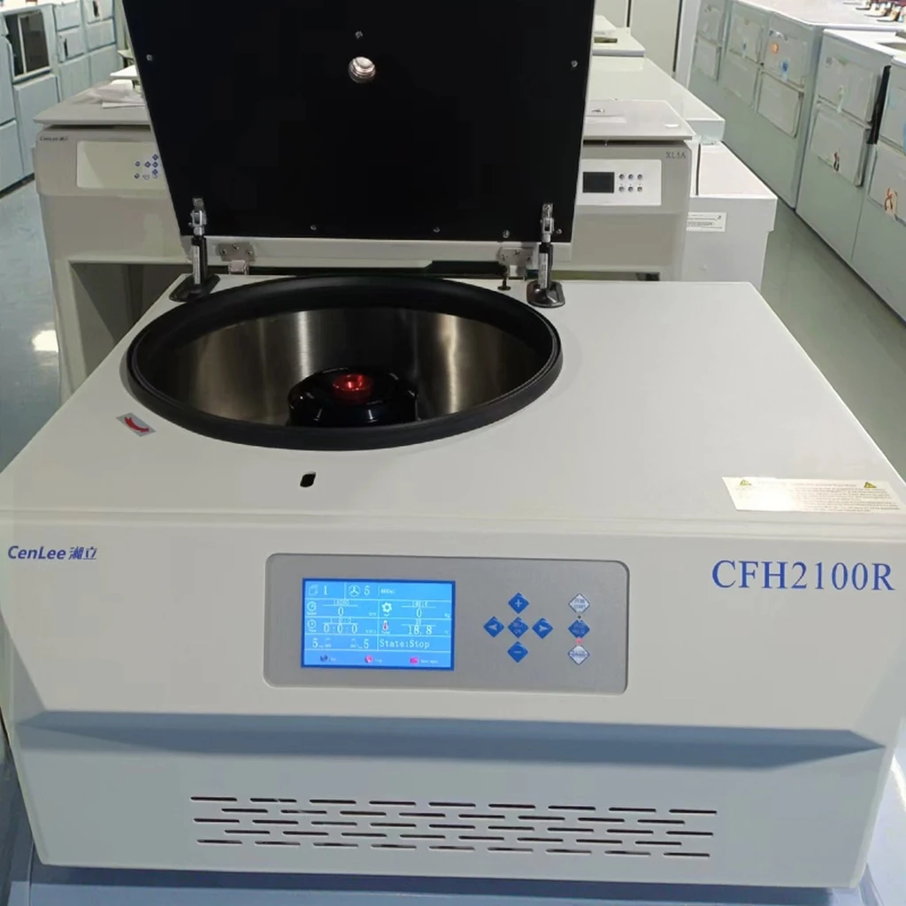 CFH2100R 20500rpm 3000ml High Speed Refrigerated Centrifuge Bench Top LCD Display for Bio-Chemistry Research Industry Lab Use
