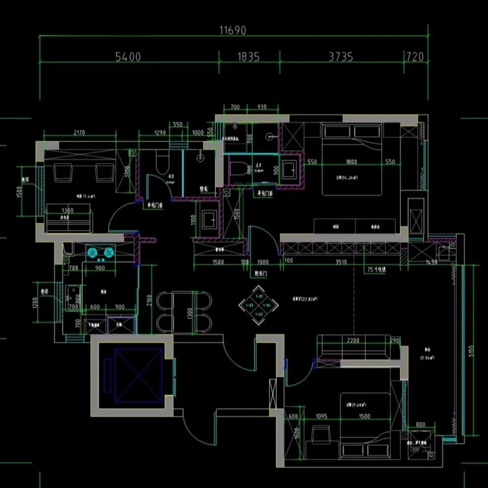 TV Unit Whole House Customization 3D Render & Production CAD Design Whole House Design Villa Cabinet One-stop Solution