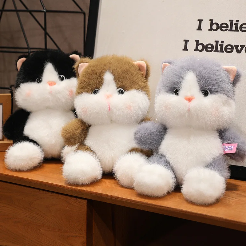 

Cute Peach Cat Ugly Cute Little Cat Doll Plush Toy Children's Birthday Gift