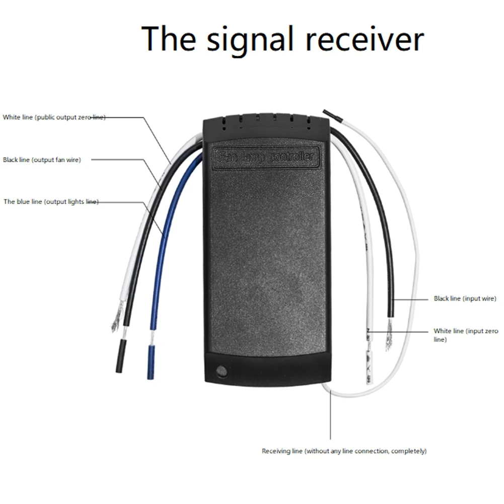 Ventilatore da soffitto universale lampada Kit telecomando AC 220V interruttore di impostazione della temporizzazione regolatore ricevitore trasmettitore di velocità del vento