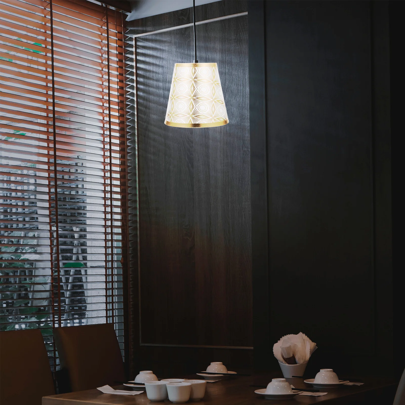 

Cloth Ceiling Shade Simple Wave Bottom Lampshade Home Light Accessory For Wall Floor Lamps Decorative Modern Style Cloth