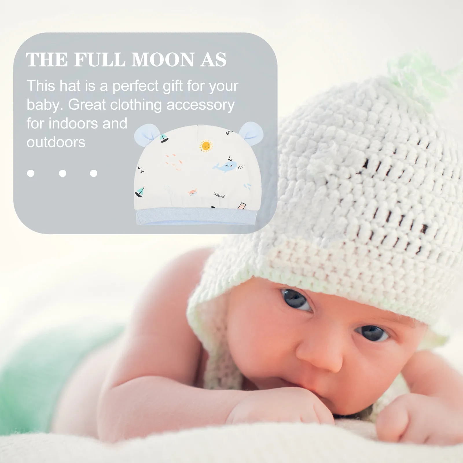 

Cotton Infant Hat Newborn Baby Girl Lovely Headwear Soft Warm Winter Cap Infant Toddler Hats Baby Girl Hats Newborn Headwear