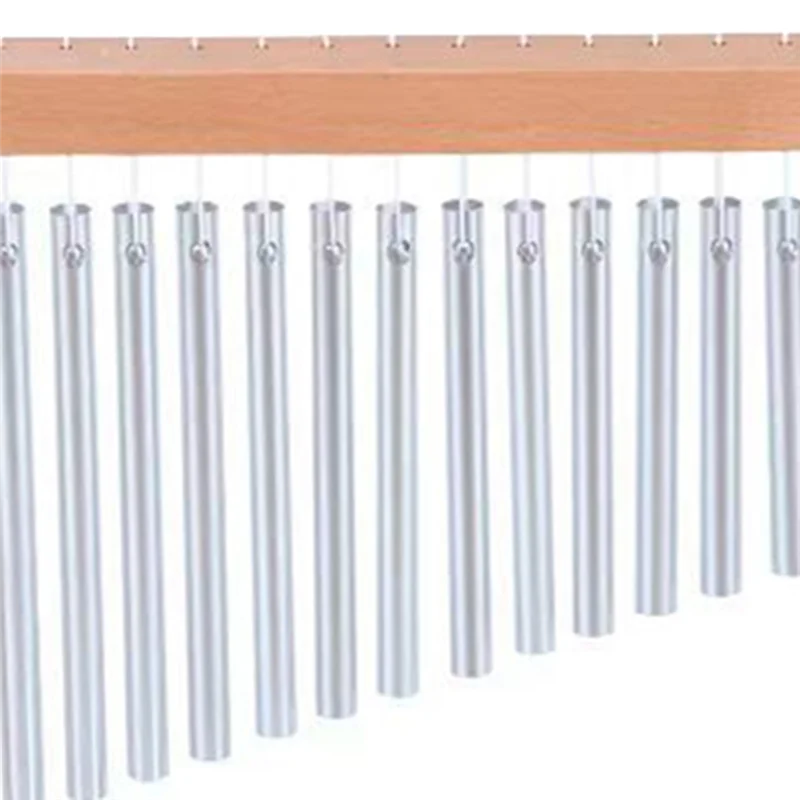 

B93B-Decorative 20 Tone Sound Wind Chimes, Standing Wooden Frame With Percussion Playing Stick Instrument B