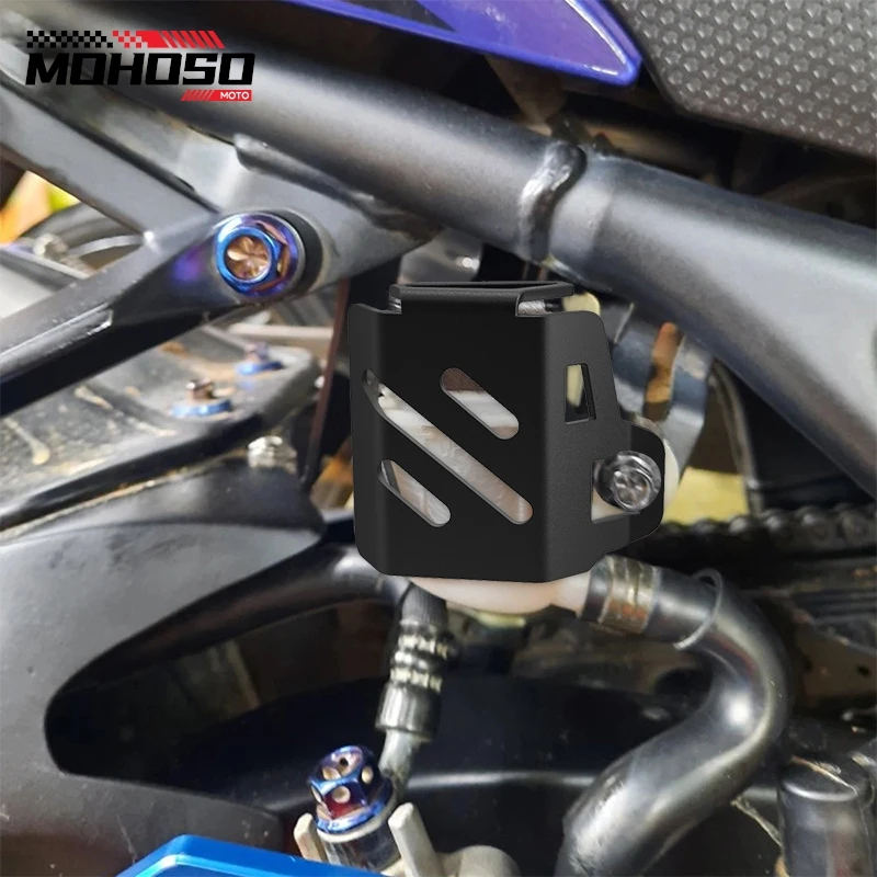 

For Yamaha MT03 MT07 MT09 MT10 MT125 SP 2022-2023-2024 Rear Brake Fuel Tank Fluid Reservoir Cover Guard Accessories FZ09 FZ07