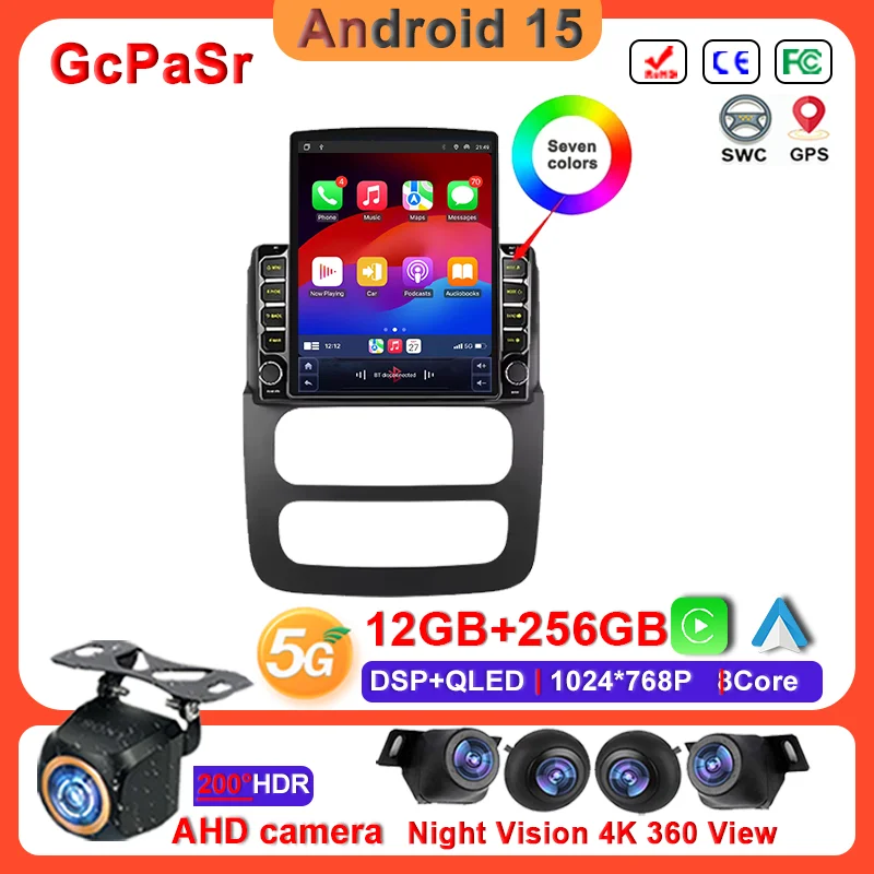 9.7" Android 15 Car…