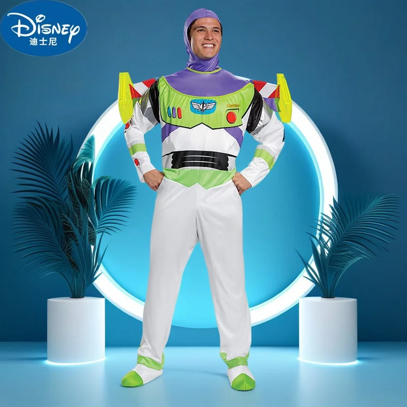 Disney Toy Story Buzz Lightyear Cosplay Costume Doll Stage Performance Bodysuit Cartoon Halloween Adults Costume Full Suits Gift