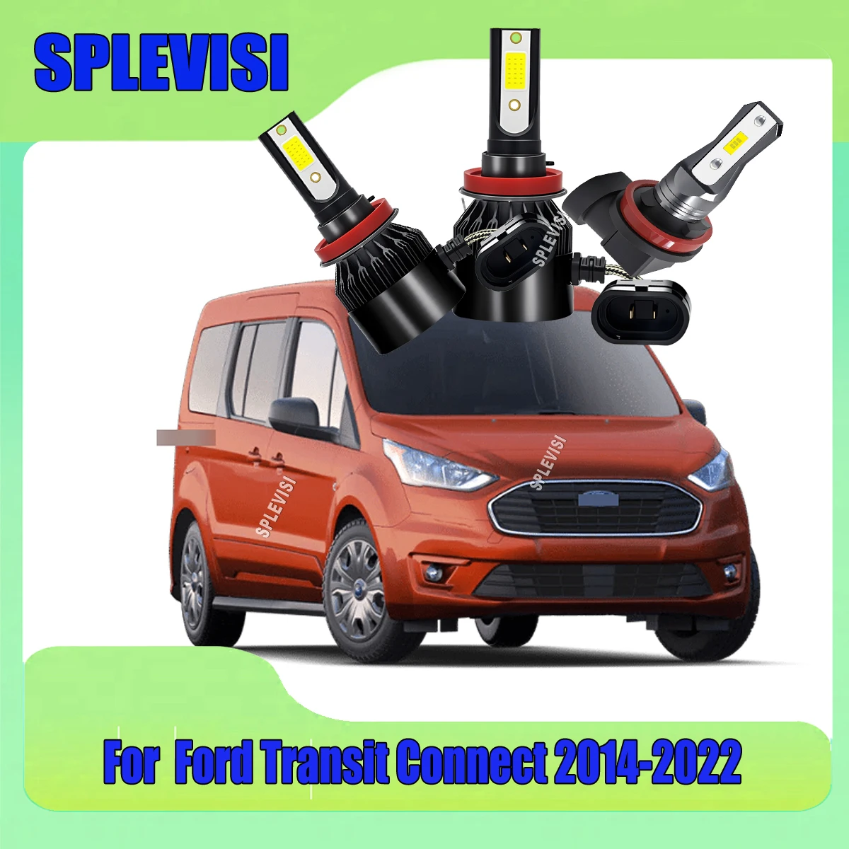 

LED Headlight High Low Fog Light H11 - Unmatched High and Low Beam Performance For Ford Transit Connect 2014 2015 2016 2017-2022
