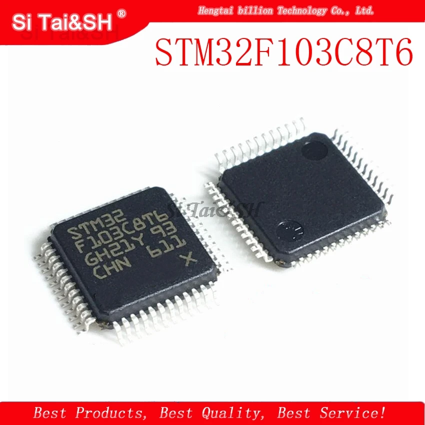 1PCS STM32F103C8T6 STM32F103RFT6 STM32F103RGT6 STM32F105RBT6 STM32F105RCT6 STM32F103CBT6 QFP  new and original IC