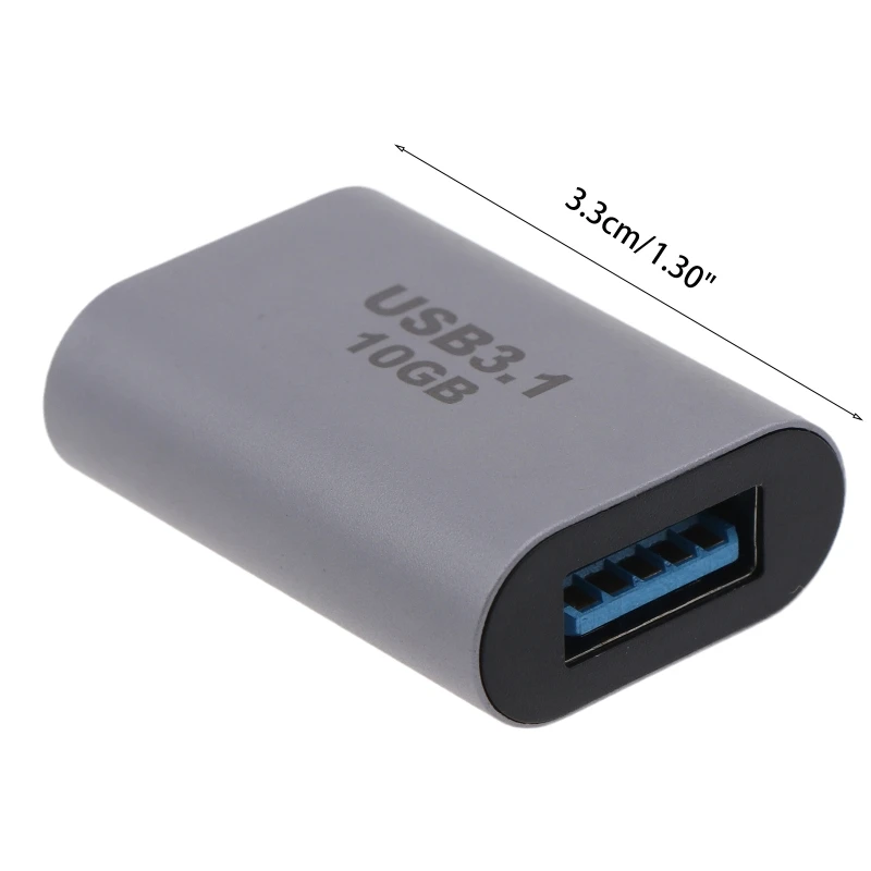 10Gbps 유형 C 어댑터 여성 USB 3.0 여성 변환기 노트북 태블릿 용 휴대용 USB-C 데이터 동기화 확장 어댑터