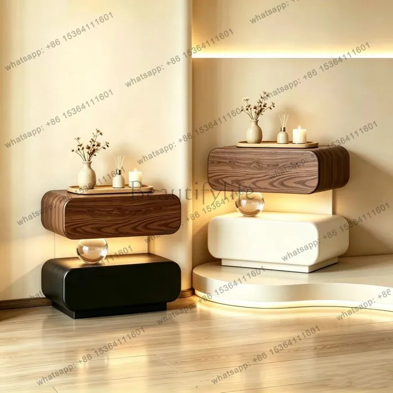 FG Luxury Storage Bedside Table Bedroom Mobile Coffee Cabinets Drawers Modern Nightstand Organizer Mesa De Noche Mesa De Noche