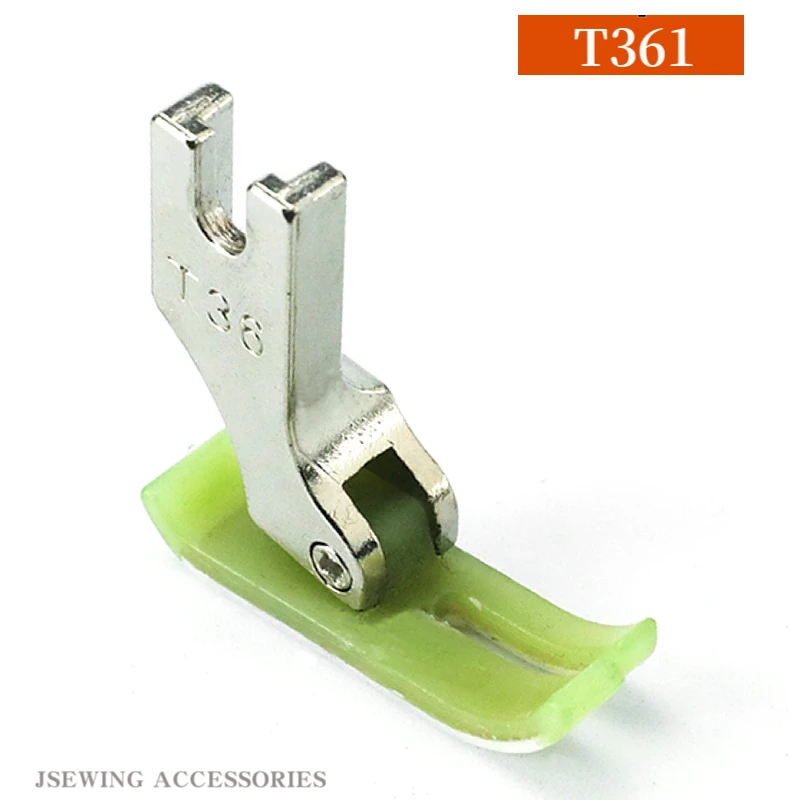 T360 + T361 + T363 Plastic Zipper Presser Foot For Industrial Lockstitch Sewing Machines JUKI BROTHER JACK (15 Pieces/Lot)