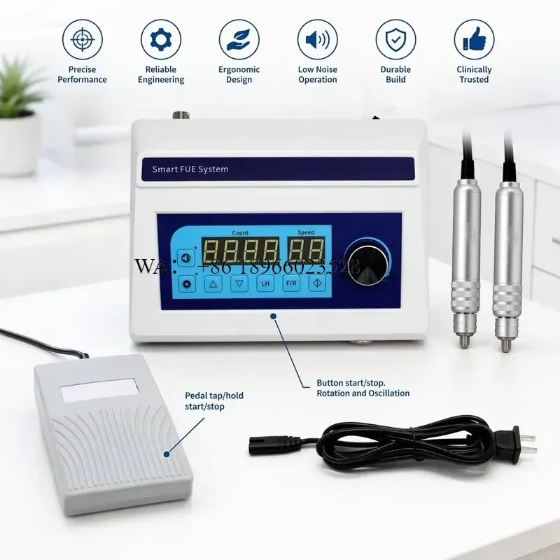 WMWMNU for Follicare Professional Non-shaven FUE Hair Transplant Portable System Follicle Extraction Instrument Set