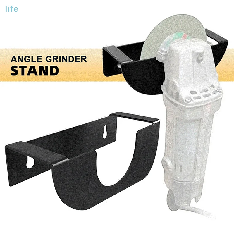 

Angle Grinder Holder Metal Angle Grinder Rack With Cord Hanger Polishers Wall Mount Storage Bracket For Workshop Home Garage