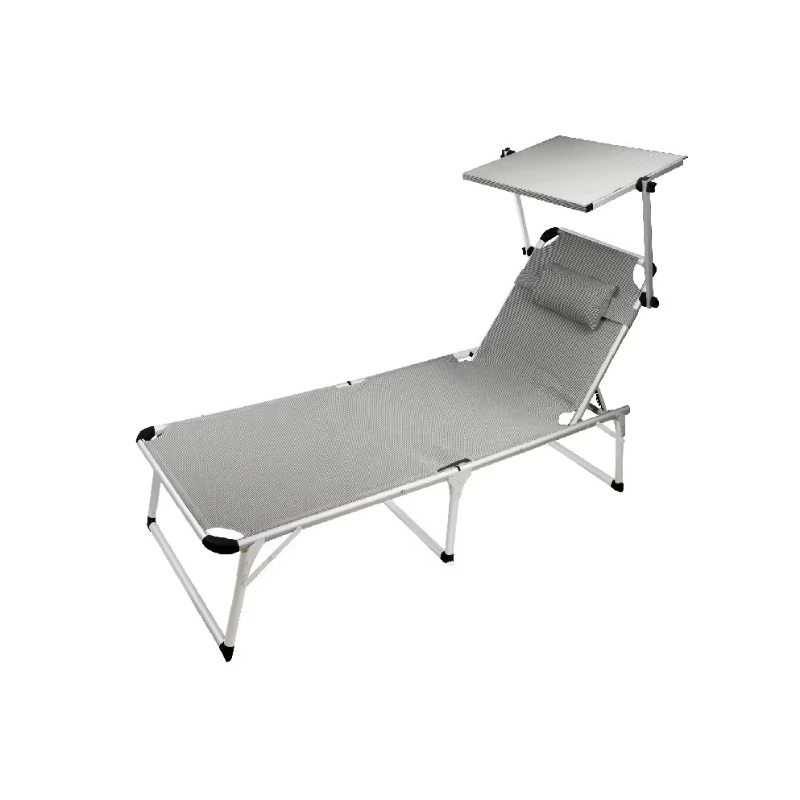 Portable folding camping bed Heavy duty office nap bed Adjustable recliner