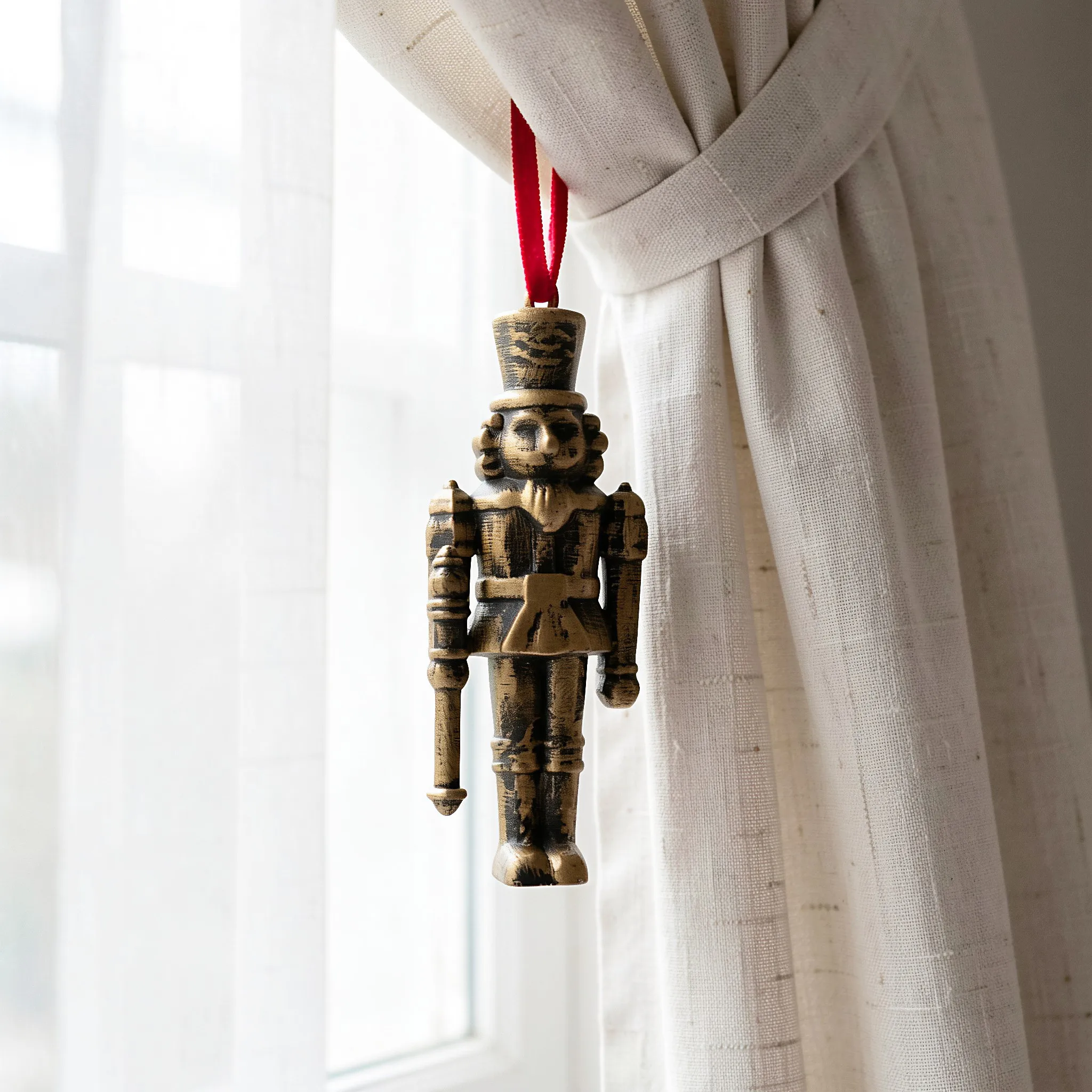 6 Pcs Nutcracker Bauble Mini Soldier Ornament Holiday Christmas Unfinished Figurines Hanging Decor Decorative Crackers