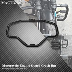 Motorcycle Engine Guard Crash Bar Front Highway Protector Guard For Harley Sportster XL 1200 Iron 883 48 72 Super Low 2004-2023