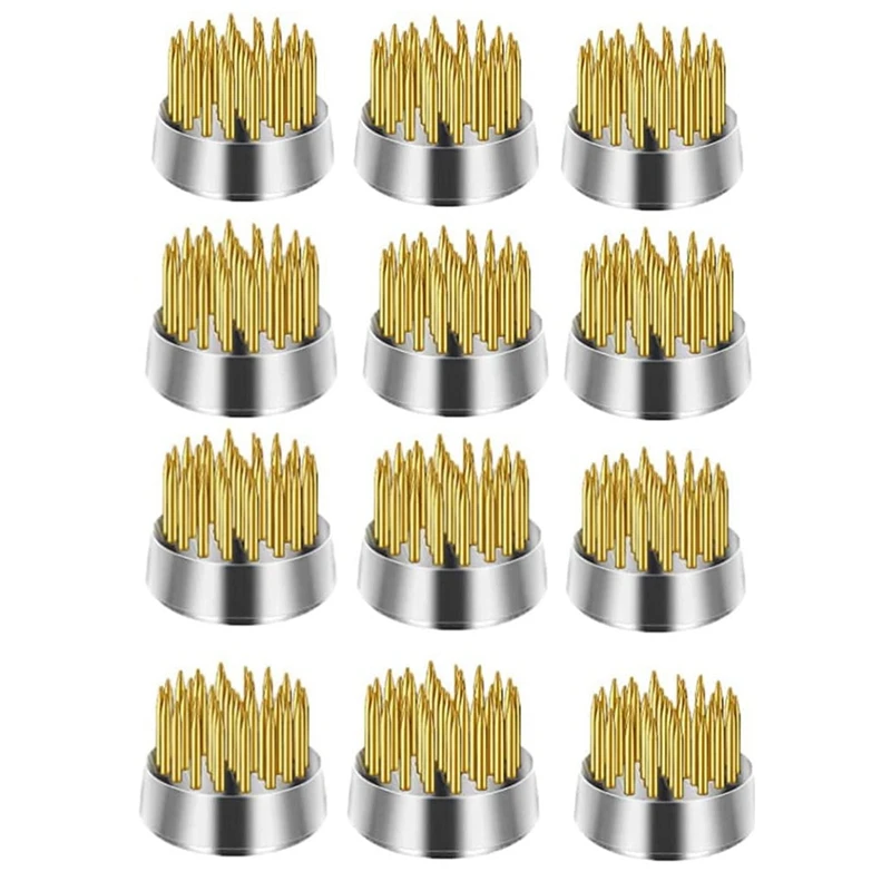 

ABRE-12PCS Цветочная лягушка, Кенцанская булавочная лягушка, круглый латунный держатель для цветов, цветочные лягушки для вазы для композиций, фиксированные инструменты для цветов