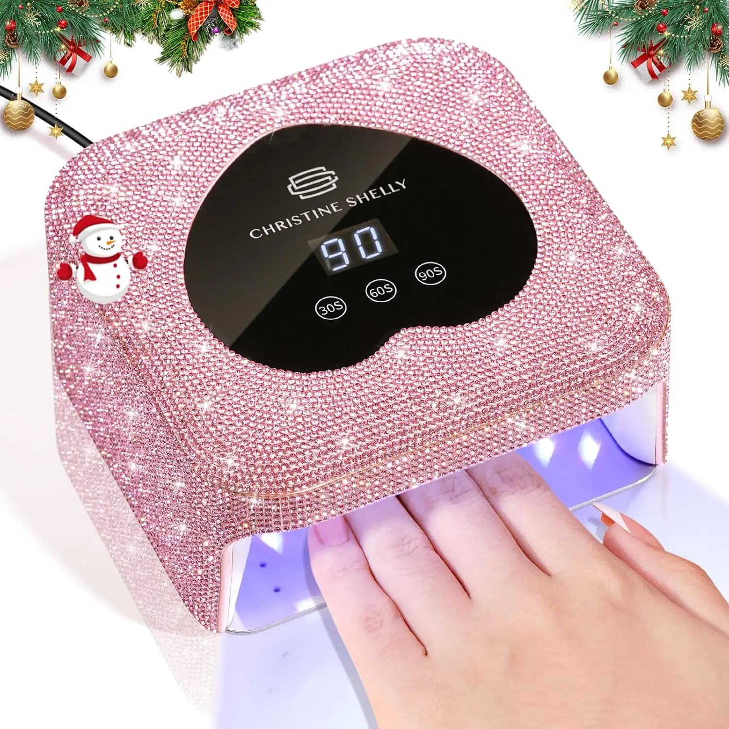 

UV Nail Lamp 48W Mini Diamond Nail Dryer with Touch Control & 3 Timer Settings