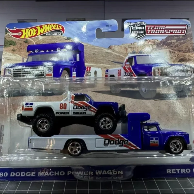 

Коллекционная модель автомобиля Hot Wheels Premium Car Culture Team Transport: Ford Mustang RTR Racing Team, креативный гоночный автомобиль, подарок для коллекционеров