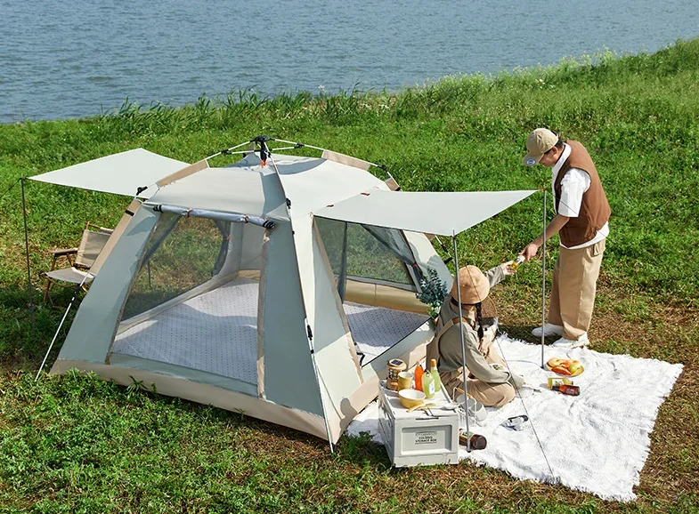 2026Factory Direct Summer Camping Tent Sun-Proof Outdoor House With Roof Wholesale Cot Tent Supplier