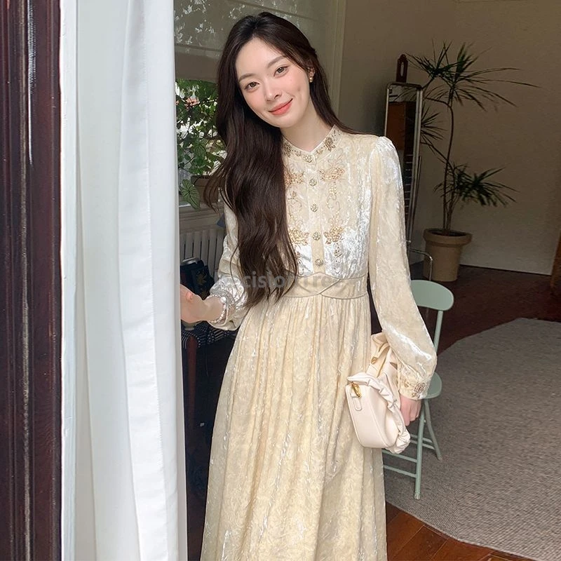 

2025 новое женское темпераментное Ципао в китайском стиле, современное повседневное улучшенное модное Ципао для отдыха, элегантное повседневное платье феи