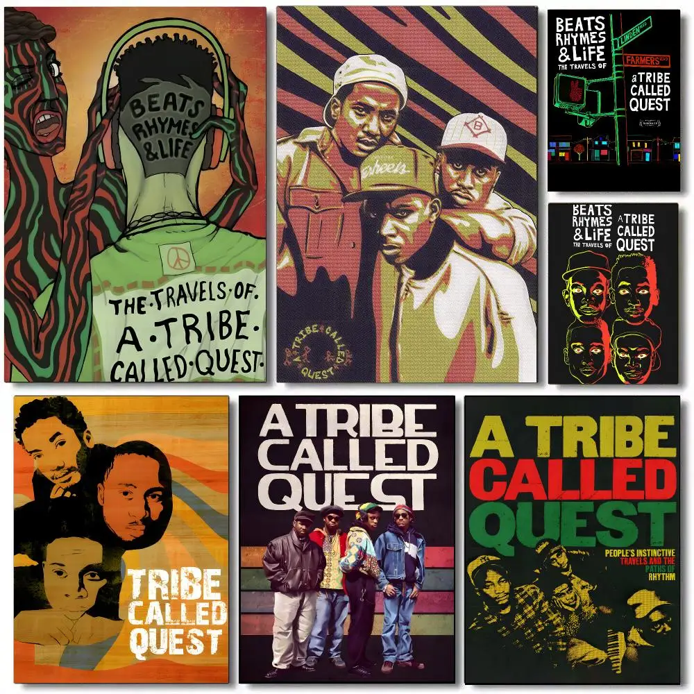 Band A T-Tribe Called Quest Poster Painting Prints Wall Art Picture Film Room Home Bar Cafe Decor Home Mural